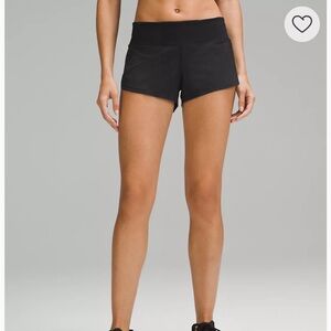 lululemon Low-rise Speed up shorts 2.5 Inch